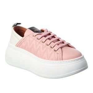 Valentino sneakers Cassiopeia platform sneakers pink & white. Size 8 NIB